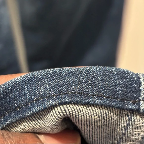 MOTHER The Looker Two Step Ankle Fray Jeans Skunk at the Tea Party sz 30 HEMMED - Picture 8 of 16